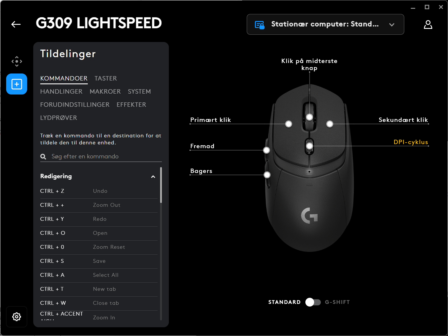 mouse Bluetooth Logitech Lightspeed gaming G309 AA 25K battery HERO Esport Hybrid entry G-HUB casual Lightforce.png